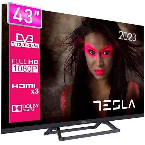 TESLA - Televisor de 43" (109cm), Televisión Resolución FHD