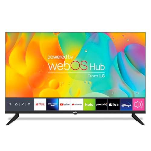 CELLO 43" Smart TV LG WebOS HD Ready Televisión con Triple sintonizador S2 T2 FreeSat Bluetooth Disney+ Netflix Apple TV+ Prime Video Made in Europe
