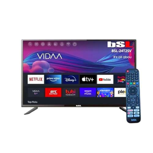BSL-24T2SV VIDAA Smart TV 24 Pulgadas, WiFi, RJ45, Resolución Full HD  1920X1080p, USB, DVBT2/S2/C, Compatible con