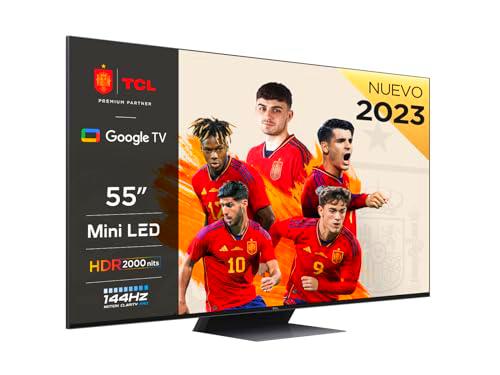 TCL 55C841 Google TV 55" QD-MiniLED de 144Hz, 4K UHD
