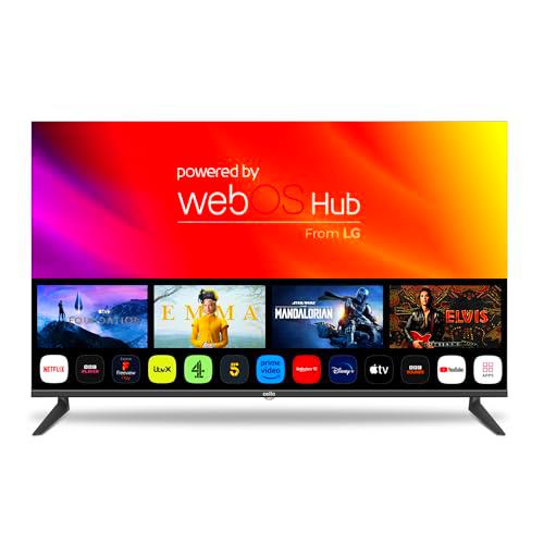 CELLO 50" Smart TV LG WebOS HD Ready Televisión con Triple sintonizador S2 T2 FreeSat Bluetooth Disney+ Netflix Apple TV+ Prime Video Made in Europe