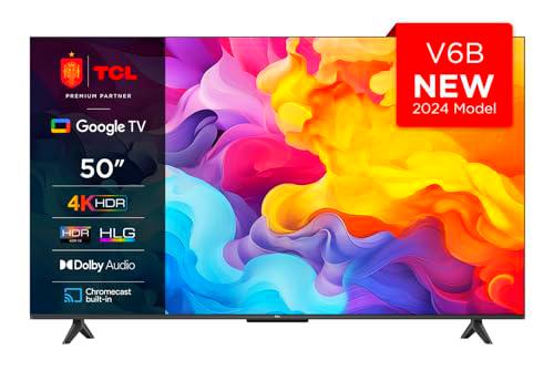 TCL 50V6B 50" 4K Ultra HD, HDR TV, Smart TV Powered by Google TV (Dolby Audio
