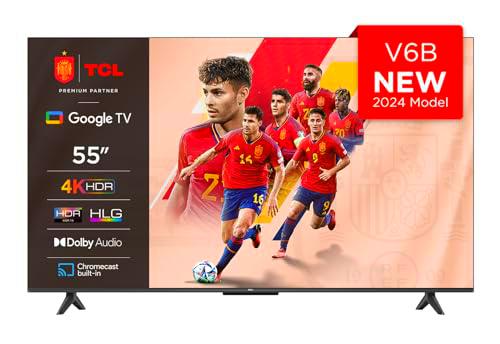 TCL 55V6B 55&quot; 4K Ultra HD, HDR TV, Smart TV Powered by Google TV (Dolby Audio