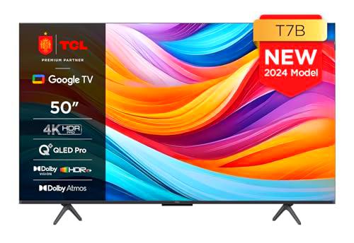 TCL 50T7B Televisor QLED Pro de 50", 4K Ultra HD, HDR Pro