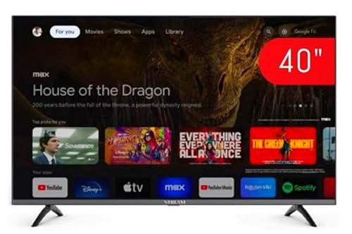 Stream System - Google TV Smart 40", HD Ready, HDR10