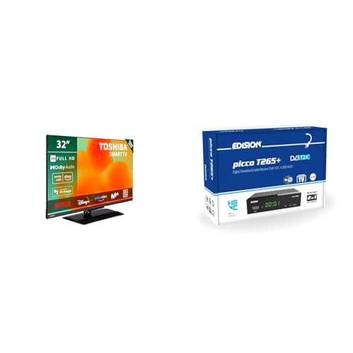 Toshiba 32LV3E63DG Smart TV de 32", con Resolución Full HD (1920 x 1080)