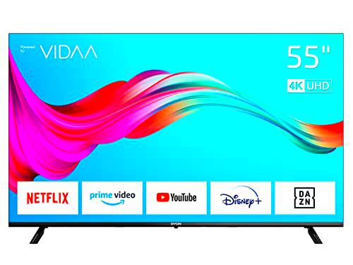 DYON Smart 55 VX, 139 cm (55"), Smart TV, 4K UHD, triple sintonizador HD (DVB-C/-S2/-T2)
