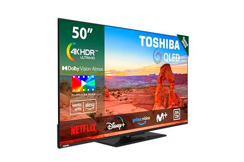 Toshiba 50QV3463DG Smart TV QLED 4K UHD de 50", sin Marcos