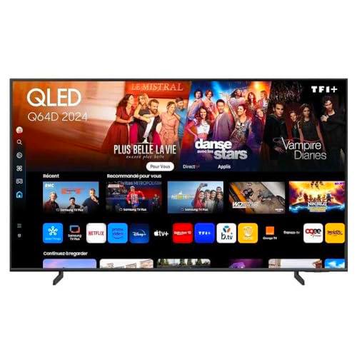 SAMSUNG TV QLED 4K 2024 55Q64D Smart TV de 55" con Más de 1.000 Millones de Colores