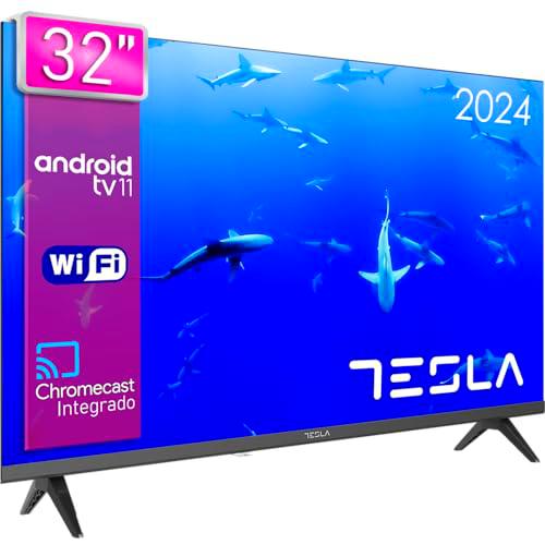 TESLA - Smart TV de 32" (81cm), Televisión Android TV 11