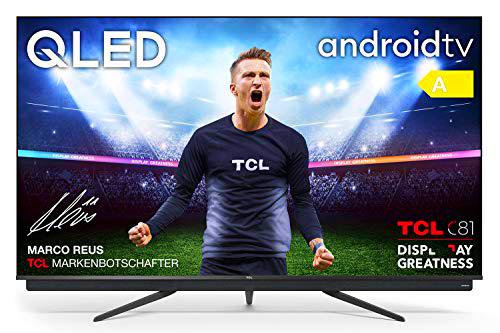 TCL 55C815 - Televisor 55 Pulgadas QLED 4K UHD, Smart y Android TV