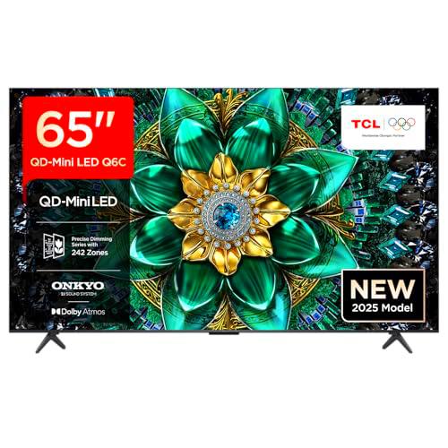TCL 65Q6C 65&quot; QD-Mini LED TV, 4K HDR Premium 1000nits