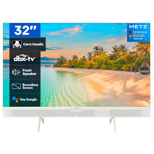 Metz 32 Pulgadas Smart TV LED Portátil, 32MTE7000Z Google Television
