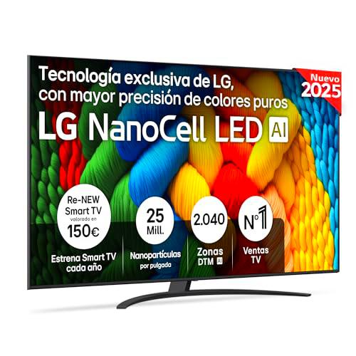 LG 86NANO81A6A - TV 86&quot;, 4K NanoCell, Smart TV, LED IA
