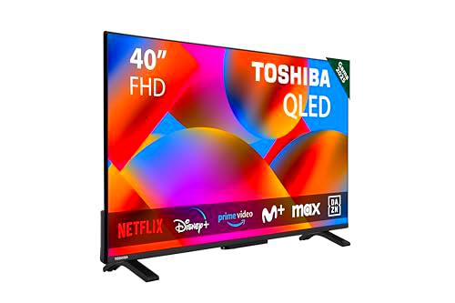 Toshiba 40QV2F63DG Smart TV de 40" QLED, con Resolución Full HD (1920 x 1080)