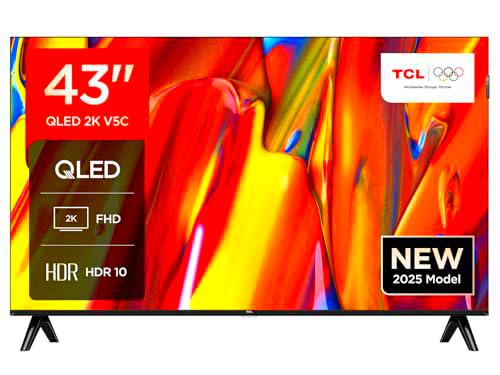 TCL 43V5C - Smart QLED Full HD de 43" Direct LED TV con Android TV y HDR