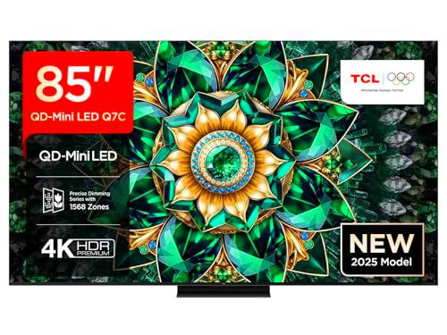 85Q7C 85" QD-Mini LED, 4K HDR Premium 3000, Smart TV con Google TV (Dolby Vision IQ y Atmos