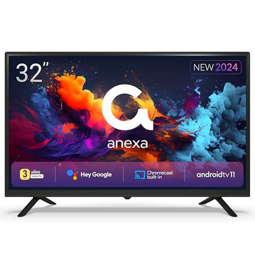 anexa - Smart TV 32 Pulgadas HD Android 11, Google Assistant