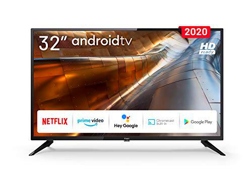 TV 32 Pulgadas LED 720p con Smart TV (Android TV) y WiFi