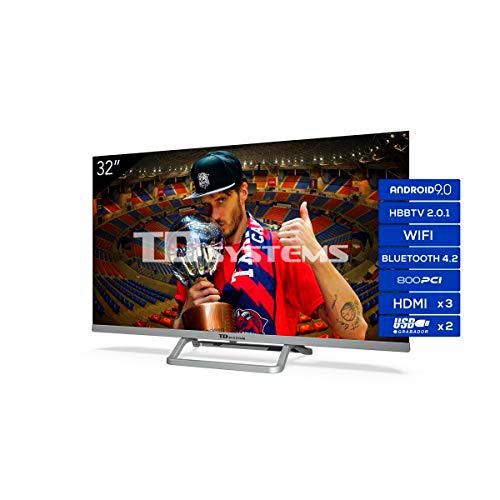 TD Systems K32DLX11HS - Televisor Smart TV 32 Pulgadas Android 9.0 y HBBTV