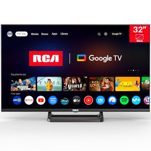 RCA Smart TV 32 Pulgadas LED HD Google Televisión con Google Assistant