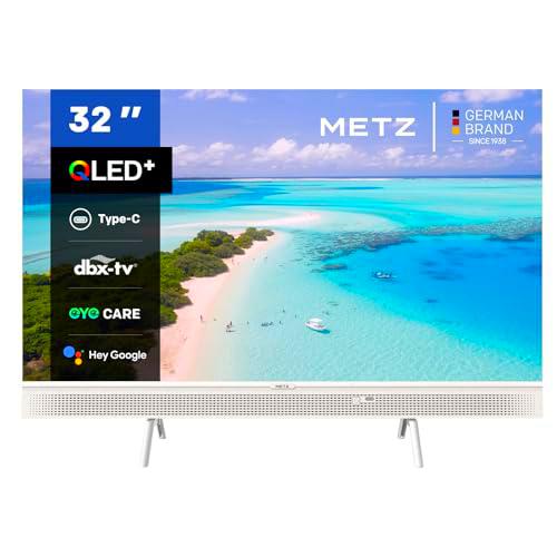 Metz 32 Pulgadas Smart TV QLED Portátil, 32MQE7100Z Google Television