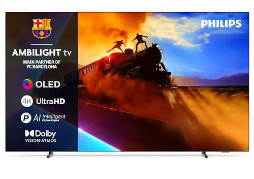 Philips Ambilight 77OLED770 4K OLED Smart TV - Pantalla de 77 Pulgadas con P5 AI Picture