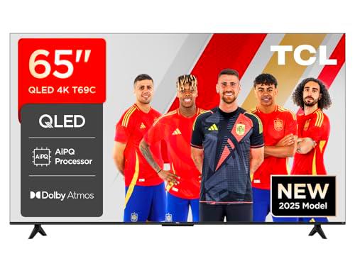 TCL 65T69C QLED 65", TV Direct LED, HDR 4K, Smart TV con Google TV (Dolby Vision y Atmos