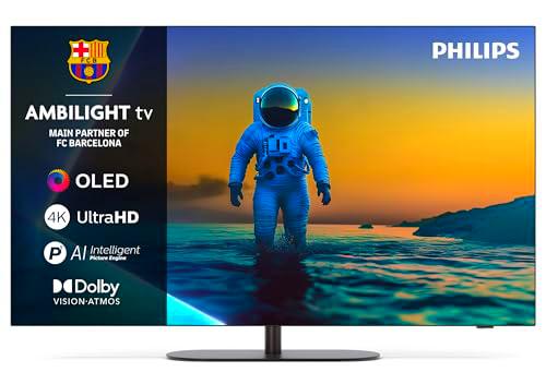 Philips Ambilight 65OLED820 4K OLED Smart TV - Pantalla de 65 Pulgadas con P5 AI Picture
