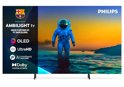 Philips Ambilight 75OLED820 4K OLED Smart TV - Pantalla de 75 Pulgadas con P5 AI Picture