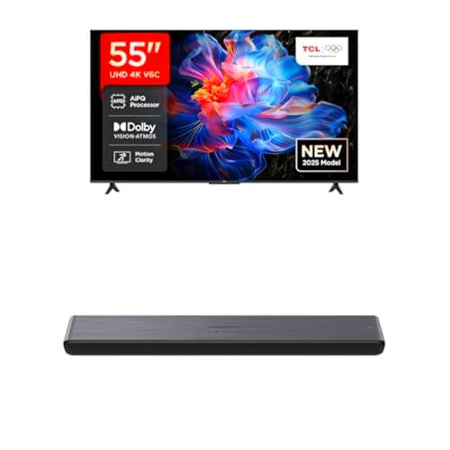 TCL 55V6C 55” Direct LED Smart TV S45HE Barra de Sonido