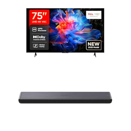 TCL 75V6C 75” Direct LED Smart TV S45HE Barra de Sonido