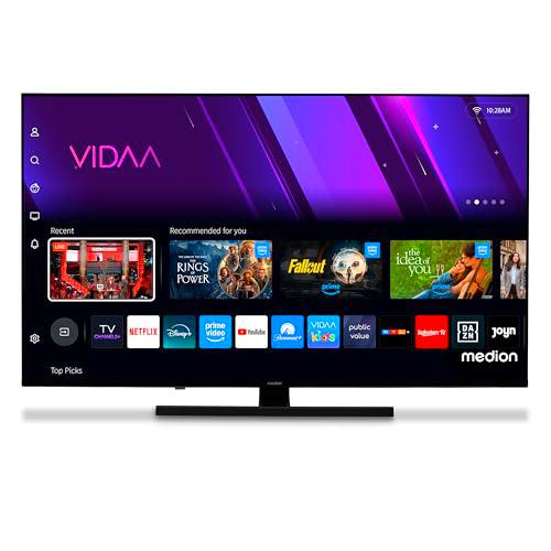 MEDION Televisor QLED de 138,8 cm (55 Pulgadas) (Smart TV
