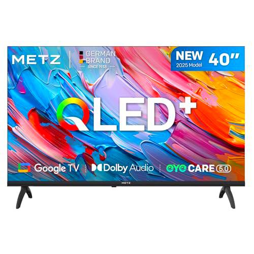 Metz 40MQF7000Z, TV 40 Pulgadas Smart, QLED +, Google televisor con Google Assistant