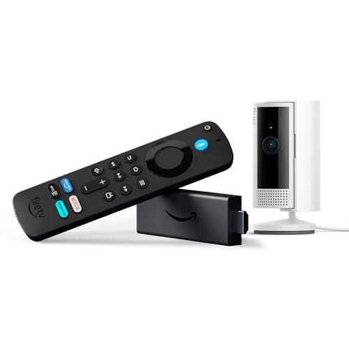 Amazon Fire TV Stick HD (Última generación) + Ring Cámara interior (Indoor Camera 2.ª gen.)