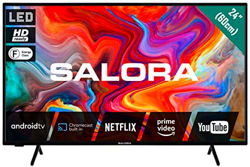 SALORA Smart24TV - Televisor Inteligente de 24 Pulgadas HD con Android
