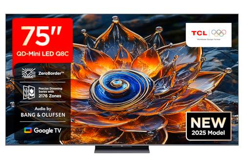 TV TCL 75Q8C 75" QD-Mini LED, 4K HDR Premium 4500, ZeroBorder™