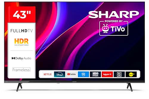 Sharp 43HE2345E - TiVo TV, 43&quot; FHD, Frameless, 60Hz