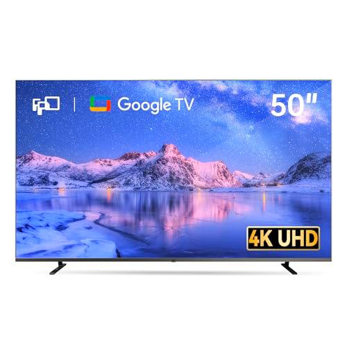 FPD Smart TV de 50 Pulgadas, 4K LED Google TV con Google Play Incorporado Google Cast