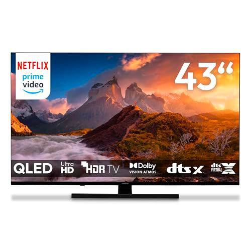 MEDION Televisor QLED 108 cm (43 Pulgadas) (Smart TV
