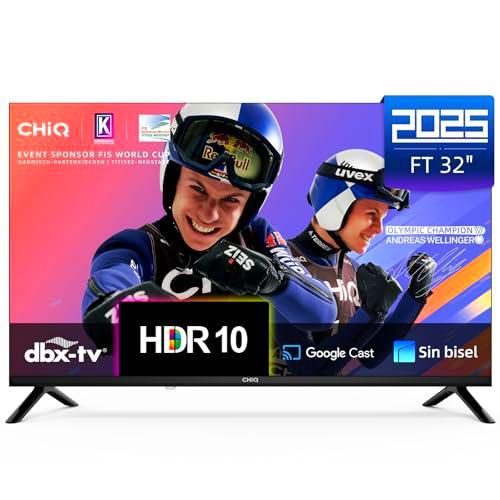 CHiQ LF32FT Smart TV 32" (81 cm), Full HD, HDR10, Google TV OS