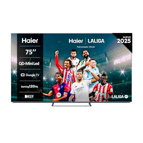 Haier QD MiniLED 4K UHD H75M80FUX - 75", Smart TV, Google TV