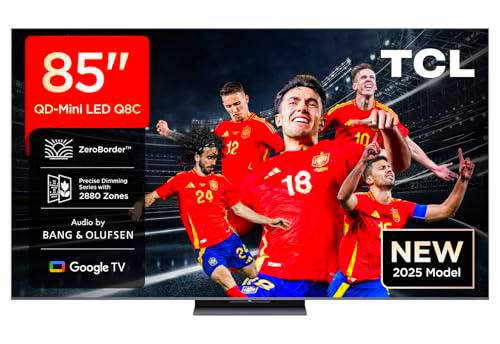 TV TCL 85Q8C 85" QD-Mini LED, 4K HDR Premium 5000, ZeroBorder™