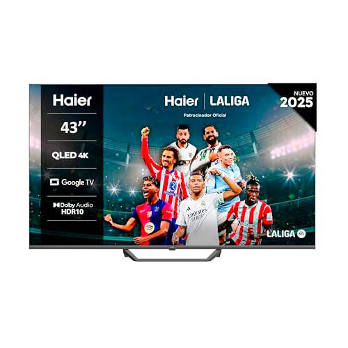 Haier QLED 4K UHD H43S80FUX - 43", Smart TV, Google TV