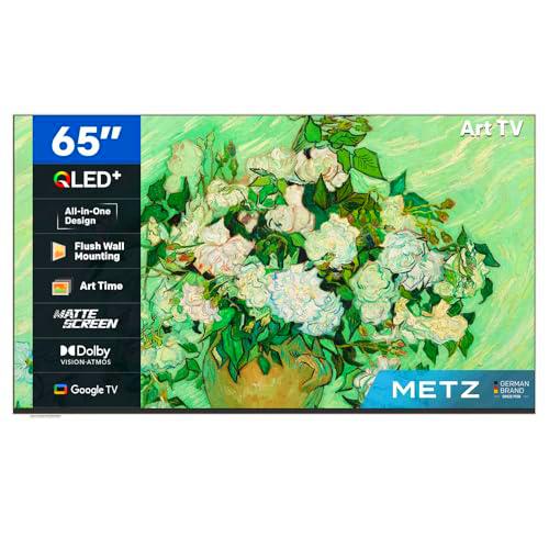 Metz Art TV QLED 65", Televisor Smart LED 4K, Pantalla Mate Antirreflejo
