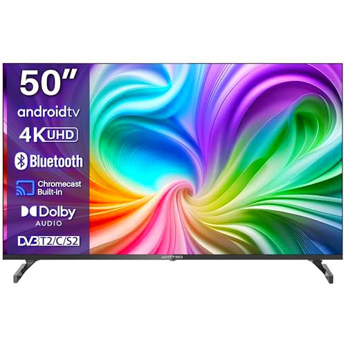 Antteq Smart TV 50 Pulgadas (127 cm) 4K UHD​​ Android TV