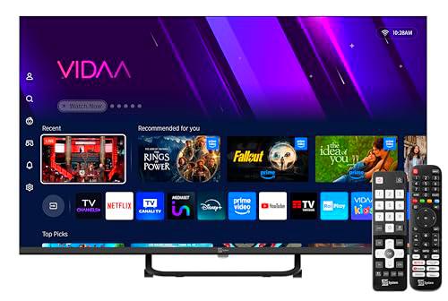 Tele System Smart TV de 32 Pulgadas Vidaa, DVB-T2/S2 HEVC