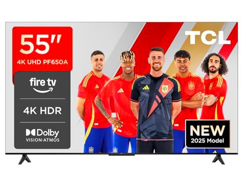 TCL 55PF650A 55” Television, 4K Ultra HD, Fire TV (Smart TV with Dolby Vision &amp; Atmos