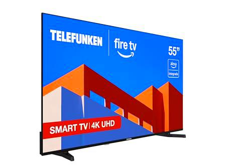 Telefunken 55FTV825, 55 Pulgadas 4K UHD, Smart TV Fire OS