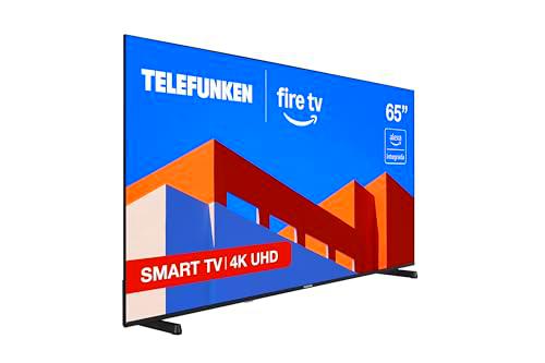 TELEFUNKEN 65FTV825, 65 Pulgadas 4K UHD, Smart TV Fire OS